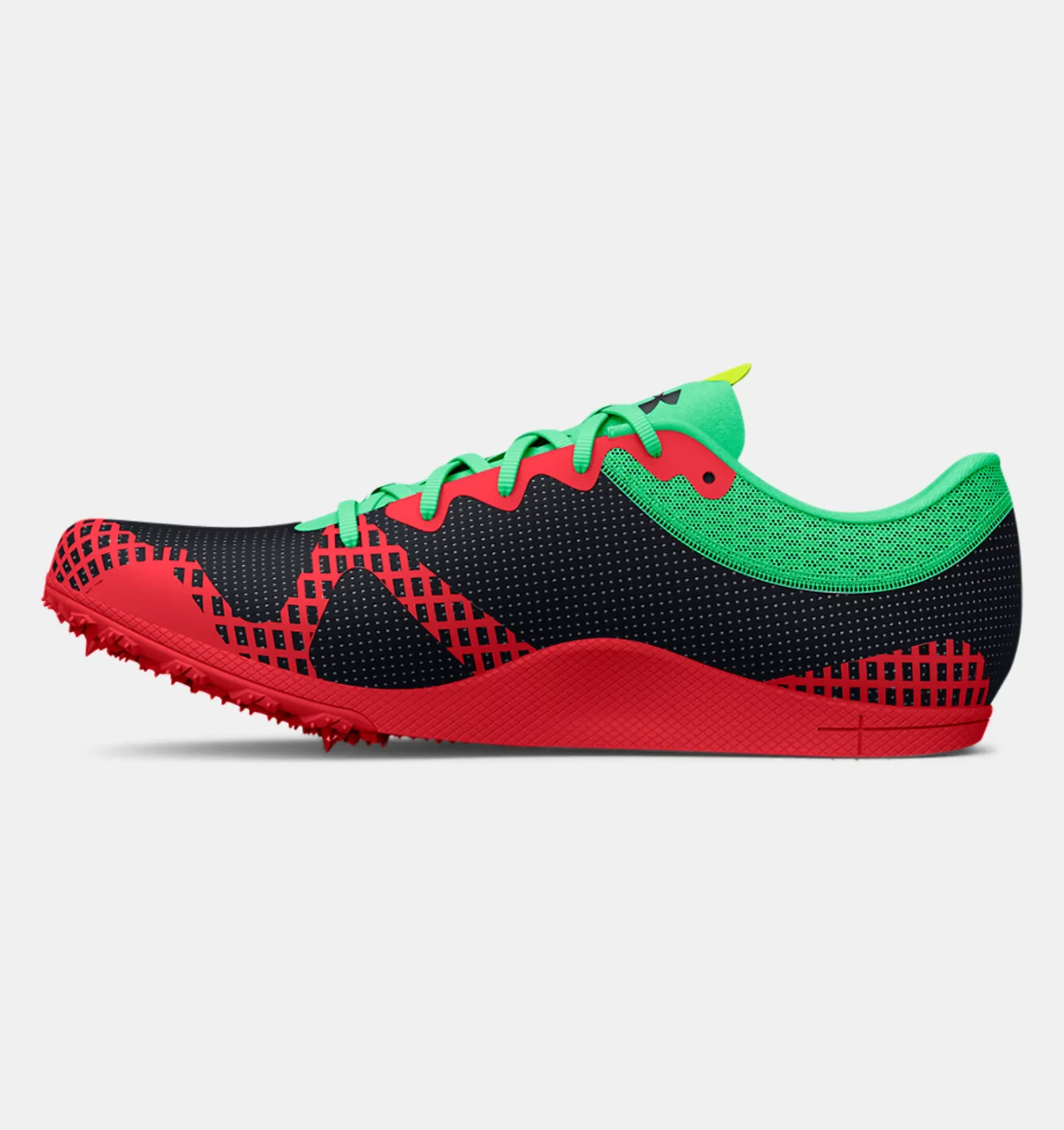UNDER ARMOUR Unisex Brigade XC 2 Spikes BLACK/RED