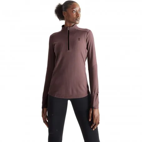 On ランニングウェア　climate shirts ハーフジップ/レディースS Women's Climate Shirt | Red | On United States