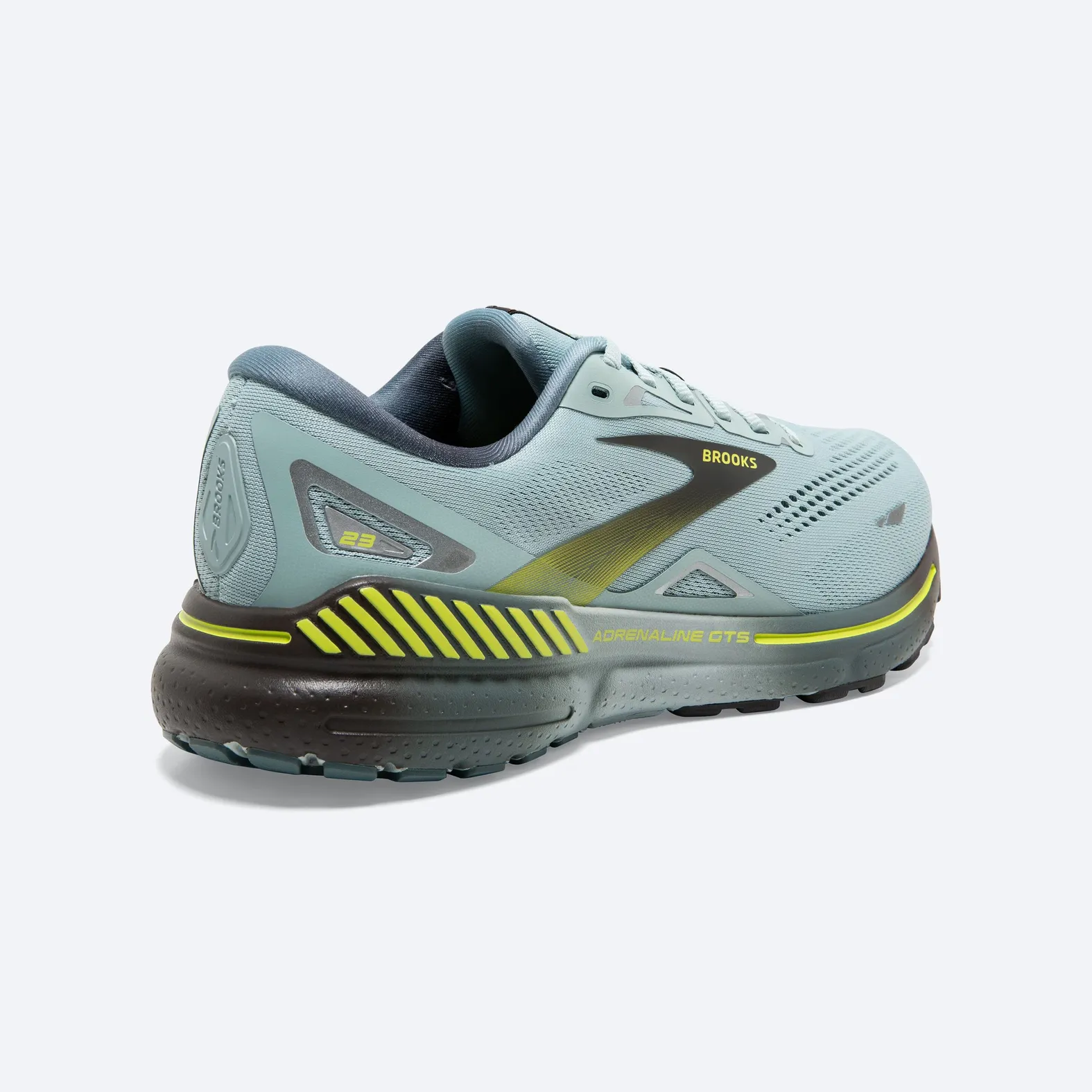 Men’s Brooks Grey Running Shoes with Yellow Accents Brooks Wire 8 Unisex Blue Yellow Lightweight Spike Track  main image 2