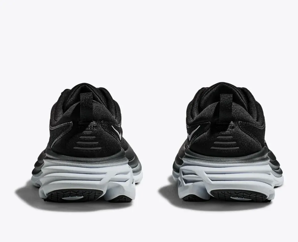 HOKA Men's Bondi 8 BLACK / WHITE