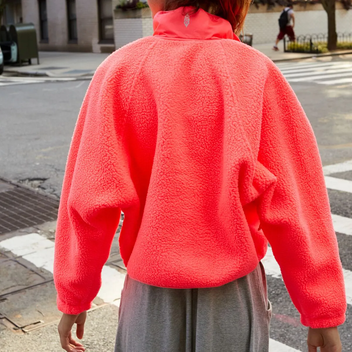 FREE PEOPLE HIT THE SLOPES JKT Neon Clementine