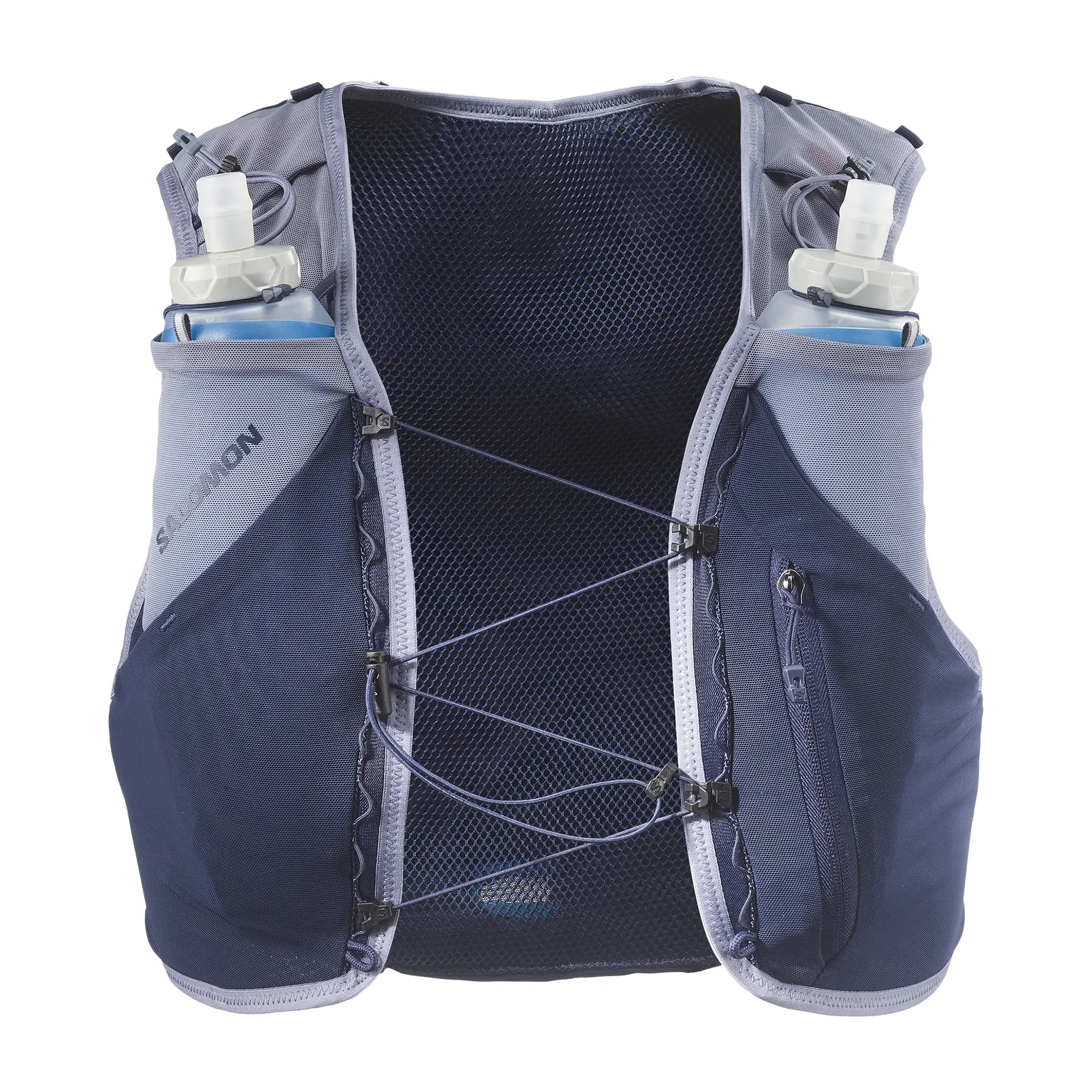 SALOM ADV SKIN 5W 美品 Salomon Adv Skin 5 Gradient Maritime Blue/Grisaille/Sunny Lime