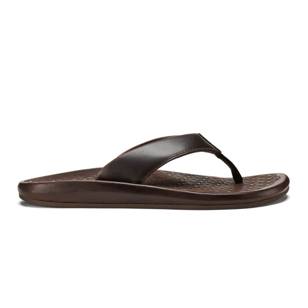 Olukai Men's 'Ilikai Dark Wood