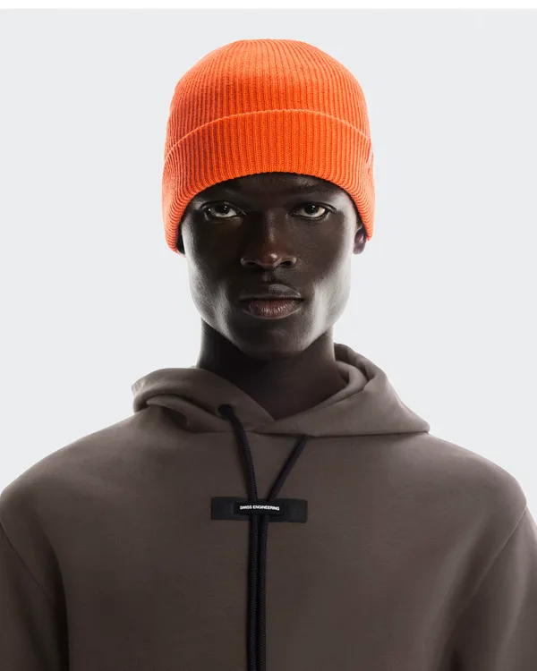 On MERINO BEANIE FLAME