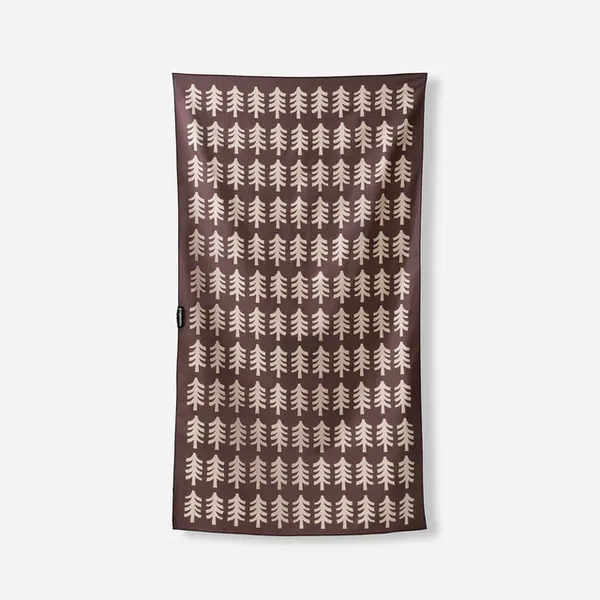 Nomadix Ultralight Towel Fresh Pines Burgundy Beige