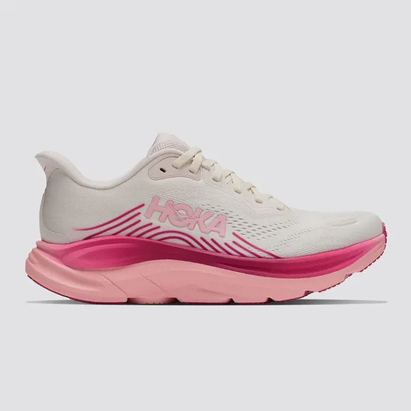 Hoka Women's Clifton 11 Rose Cream/Dewy Pink