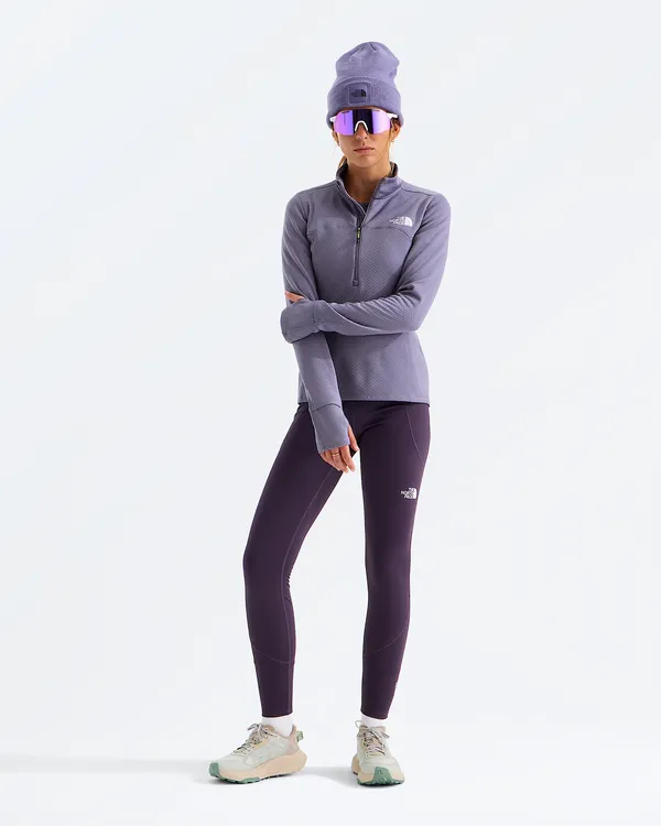 THE NORTH FACE Women’s Winter Warm Pro ¼-Zip Grounded Plum