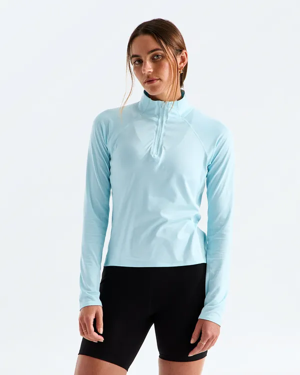 THE NORTH FACE Women's Jaida Quarterzip Glacier Light Heather