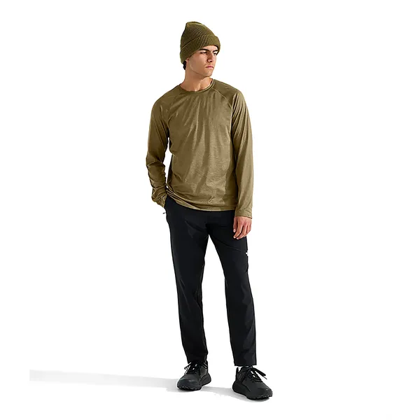 THE NORTH FACE MEN'S DYNAMIC LS TEE CARAWAY SEED