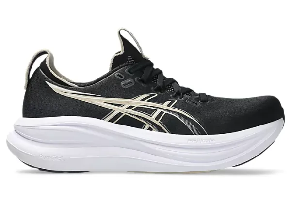 Asics WOMEN'S GEL-NIMBUS 28 BLACK/FEATHER GREY