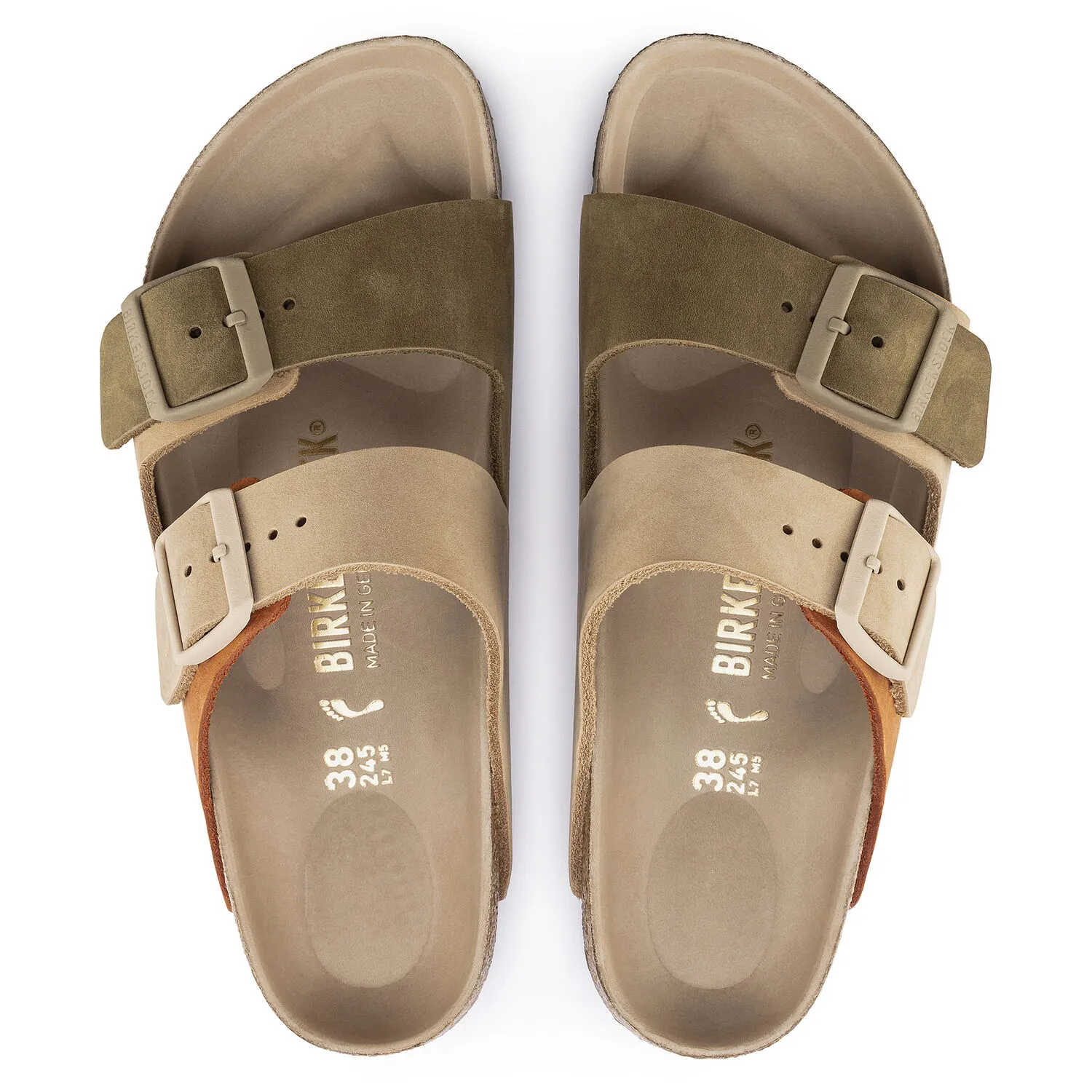 Birkenstock Arizona Split Sandcastle/Faded Khaki