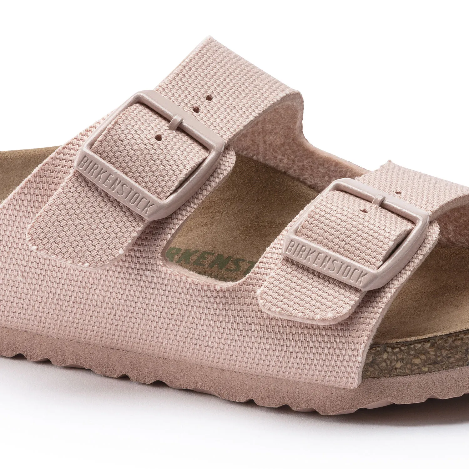 Birkenstock Arizona Vegan Kids Soft Pink Canvas