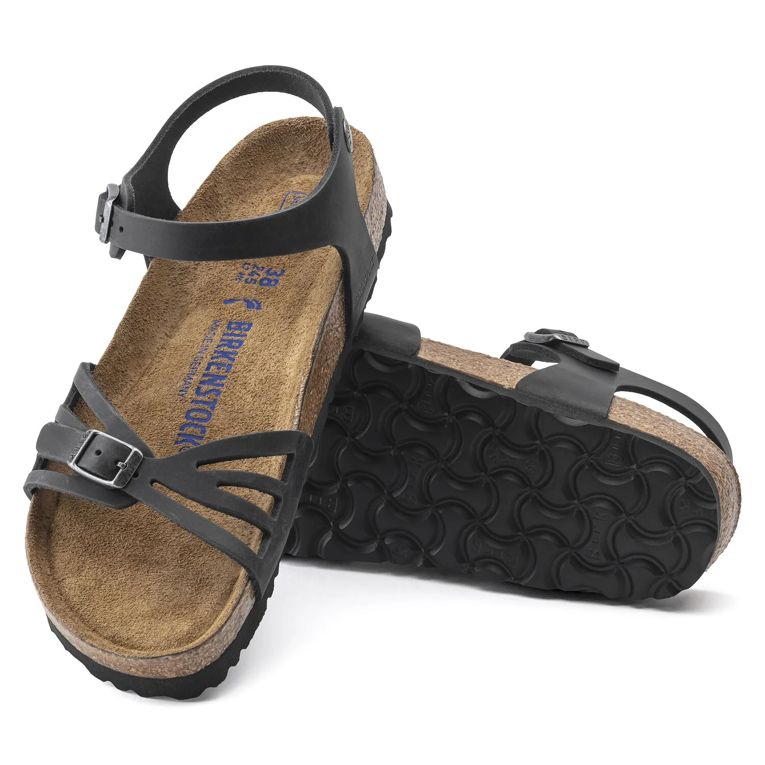 Birkenstock Bali Soft Footbed Black Oiled