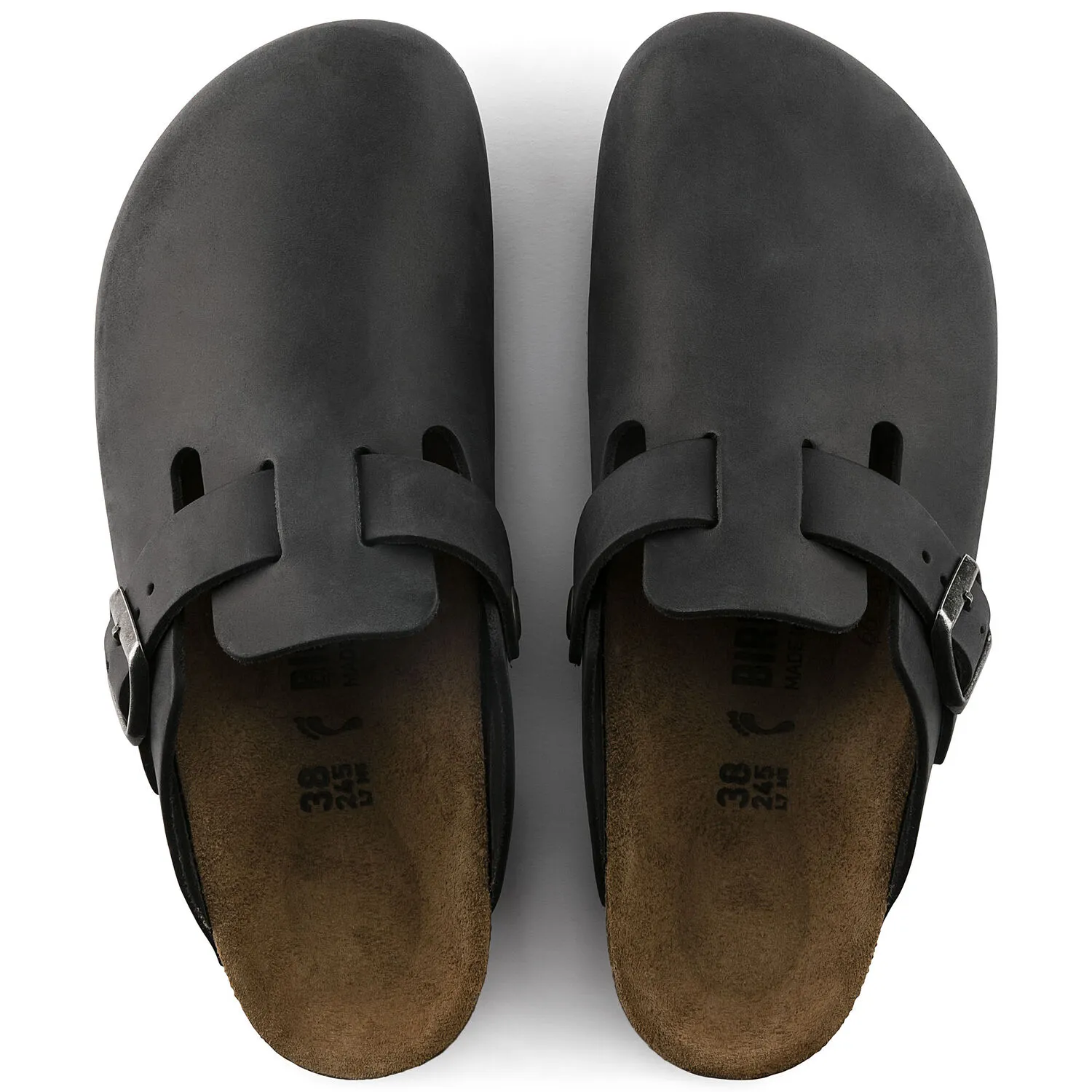 Birkenstock Boston Black Oiled