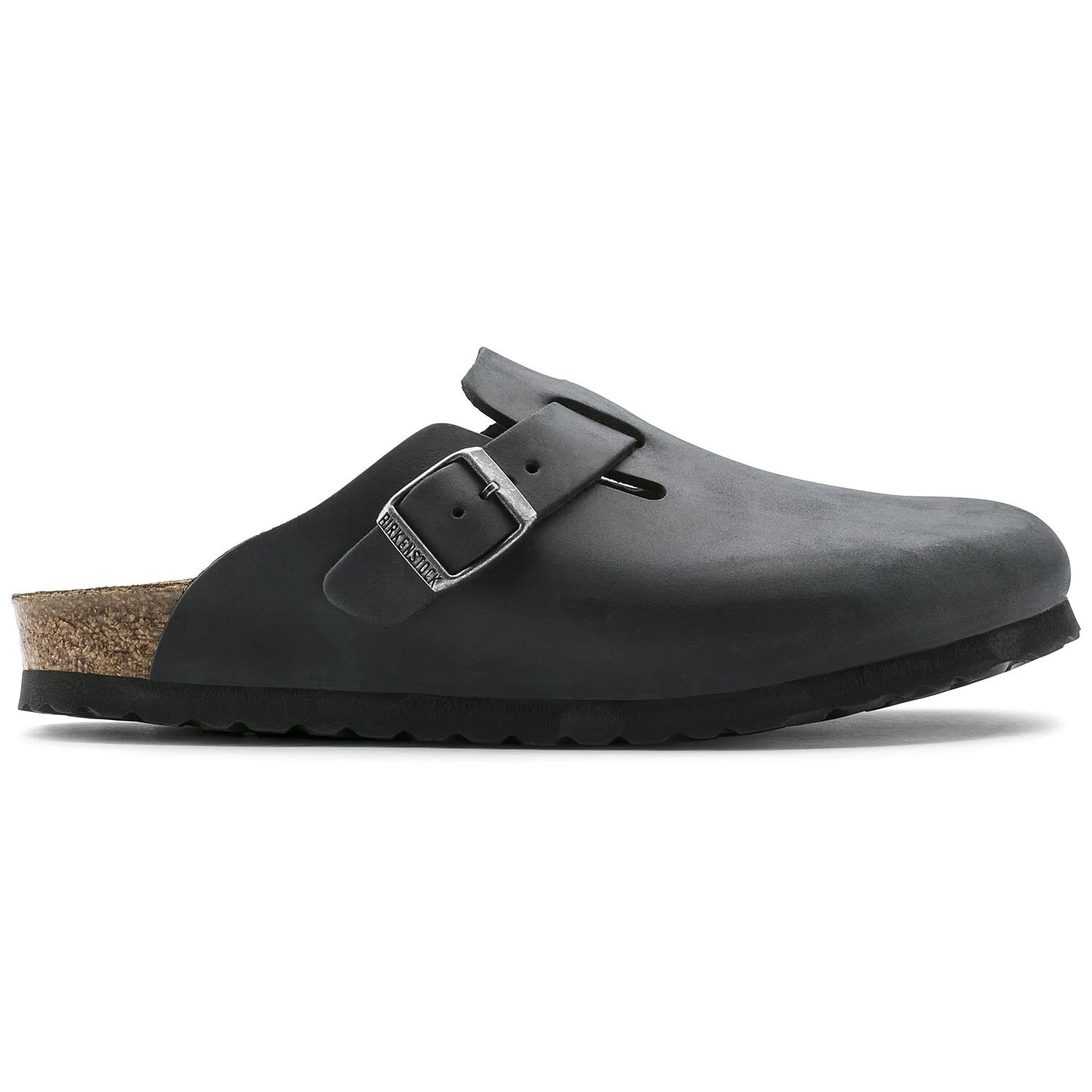 BIRKENSTOCK Boston ブラック 39・25cm Birkenstock New w/ Box Boston Super Grip Black Leather