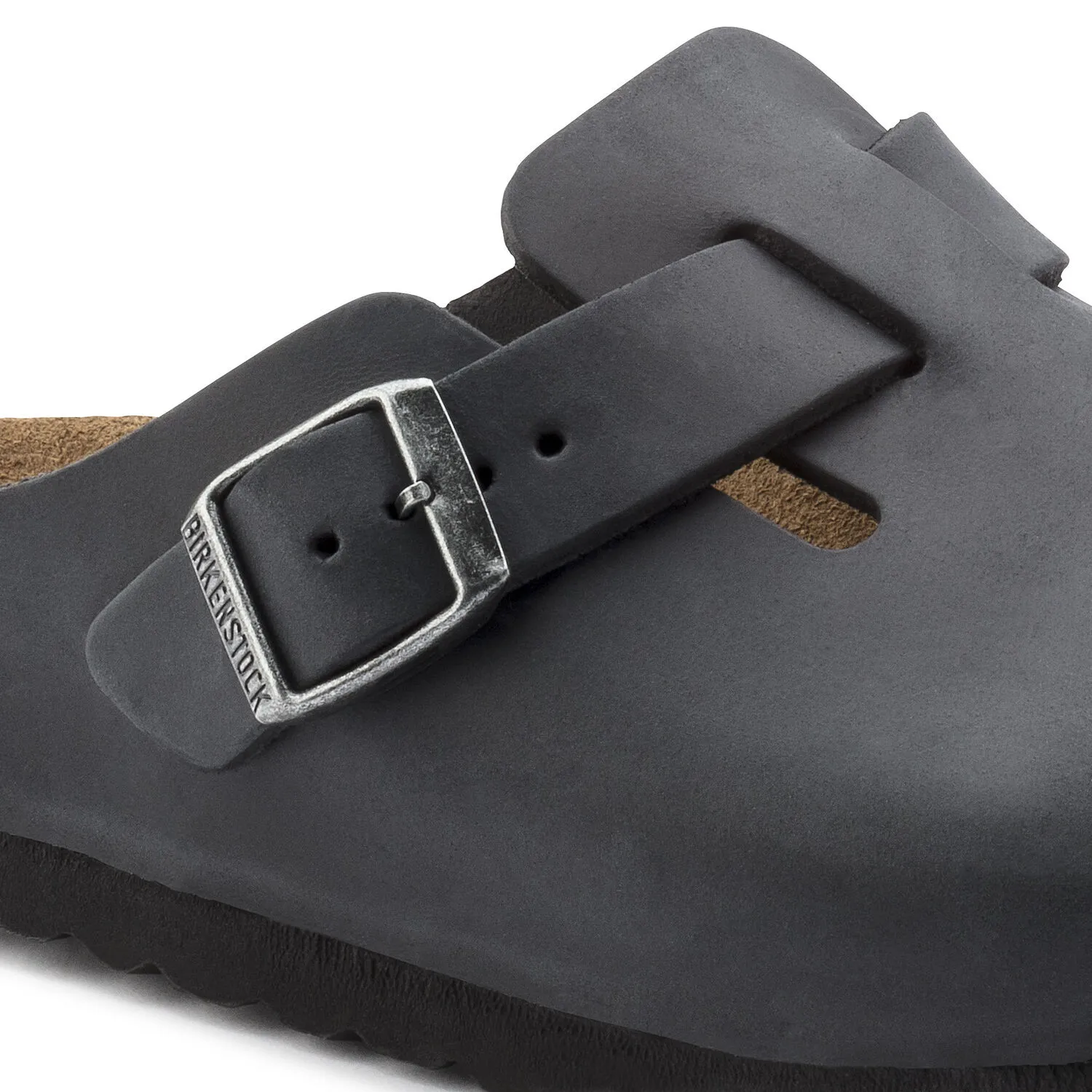 Birkenstock Boston Black Oiled