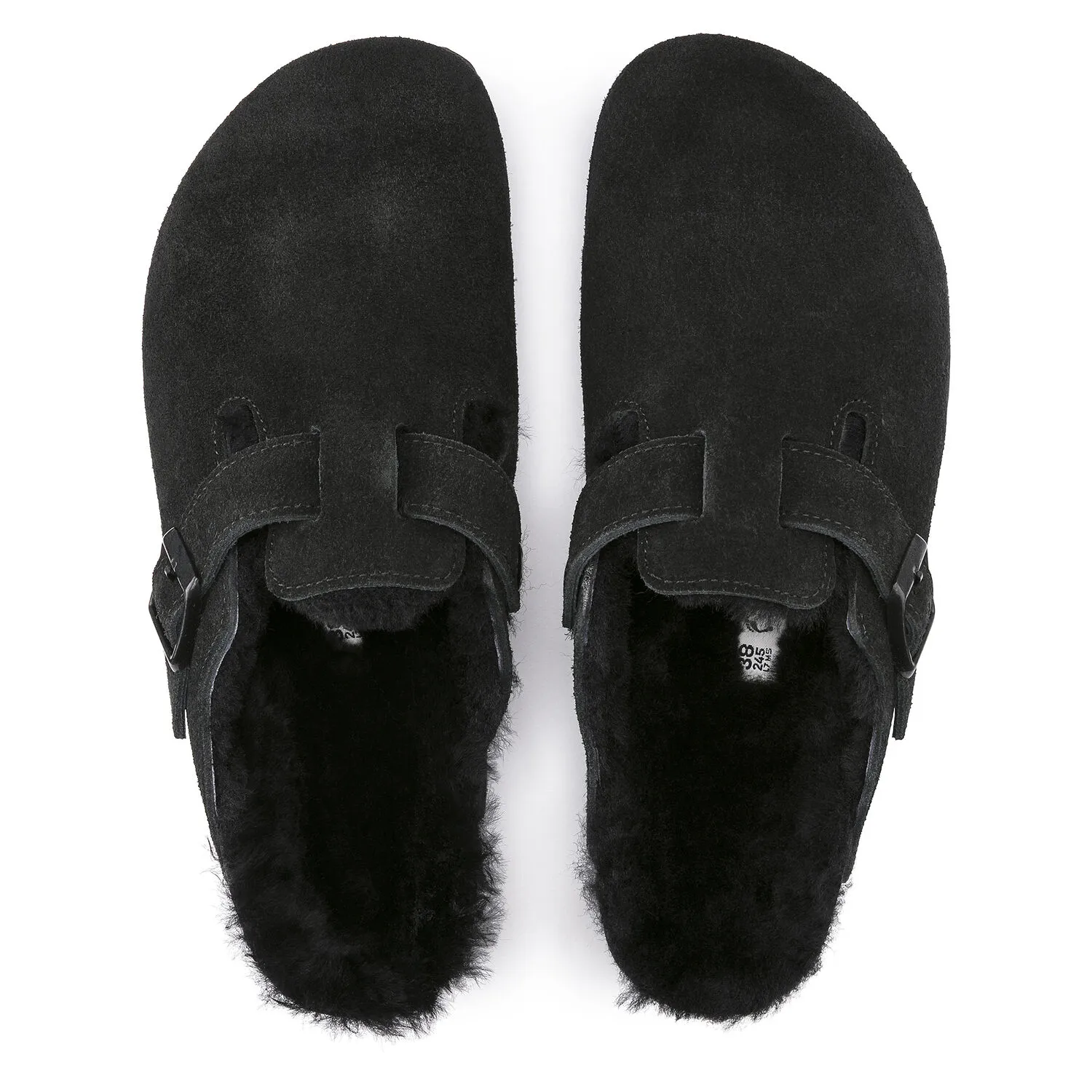 Birkenstock Boston Shearling (Regular Width) Black