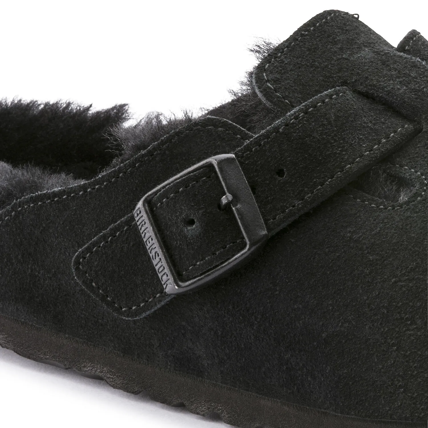 Birkenstock Boston Shearling (Regular Width) Black