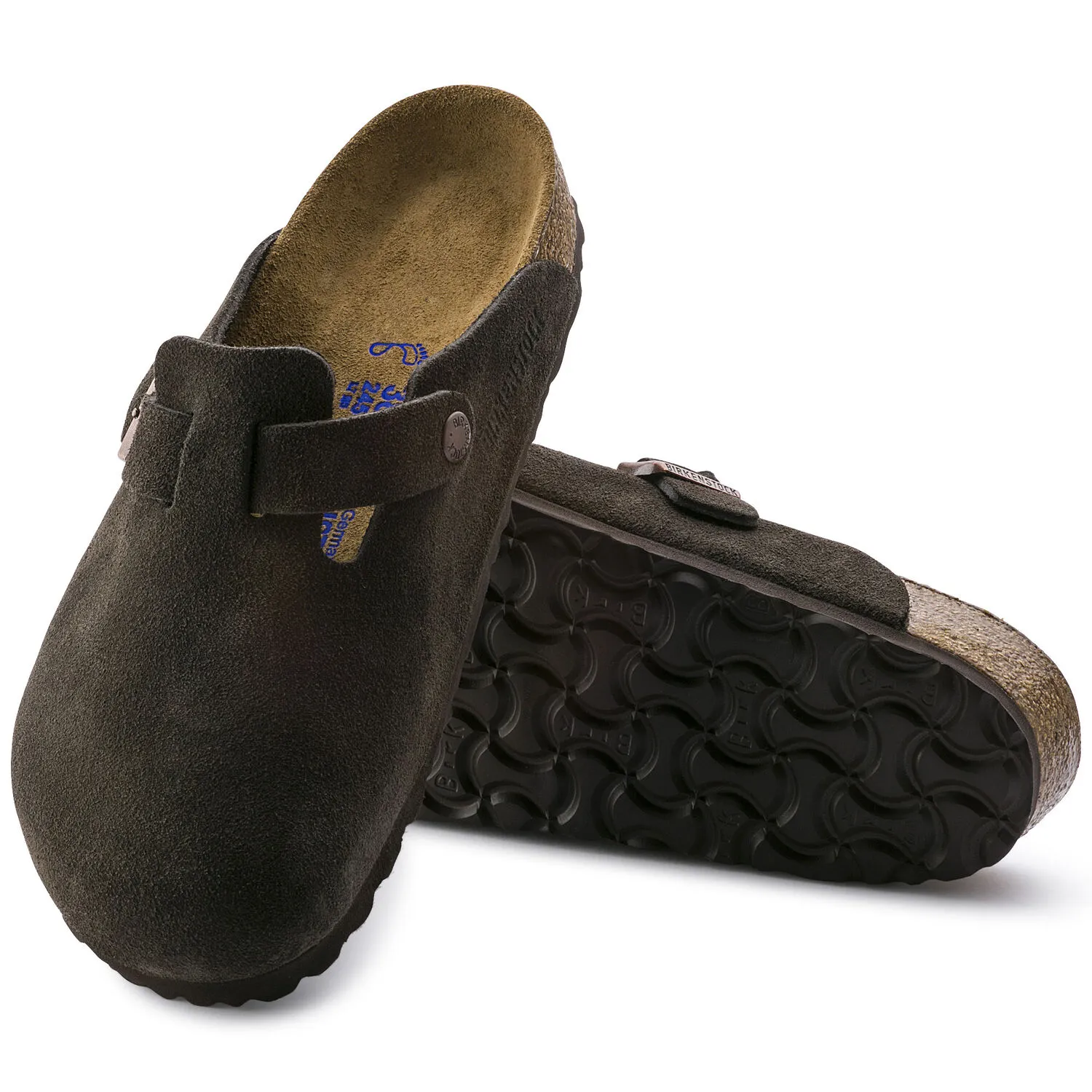 ★韓国の人気★【BIRKENSTOCK】★Boston Soft Footbed Mocha★ Birkenstock Boston Soft Footbed Mocha Suede