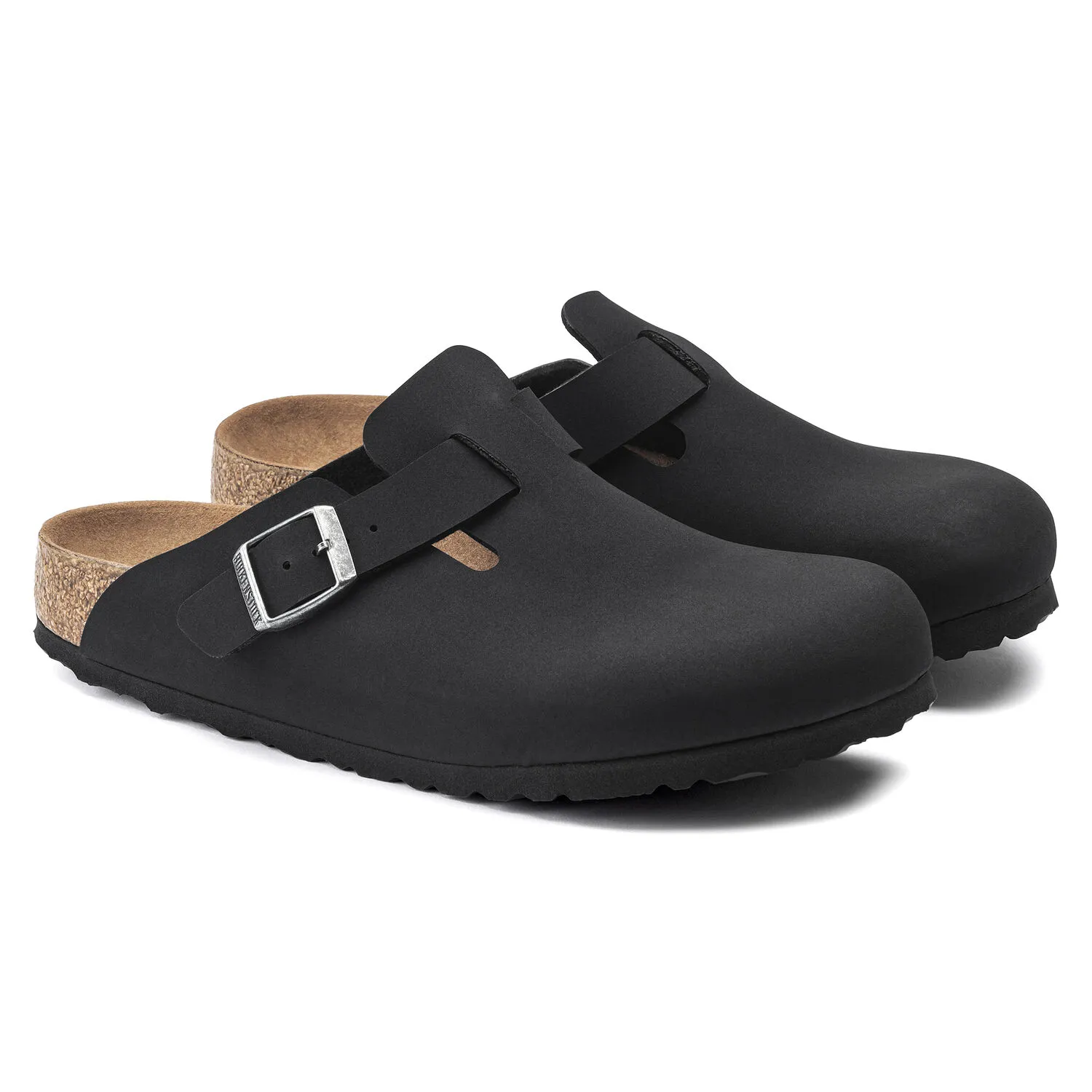 Birkenstock Boston Vegan Black Birkibuc Birkenstock Boston Vegan Black Birkibuc