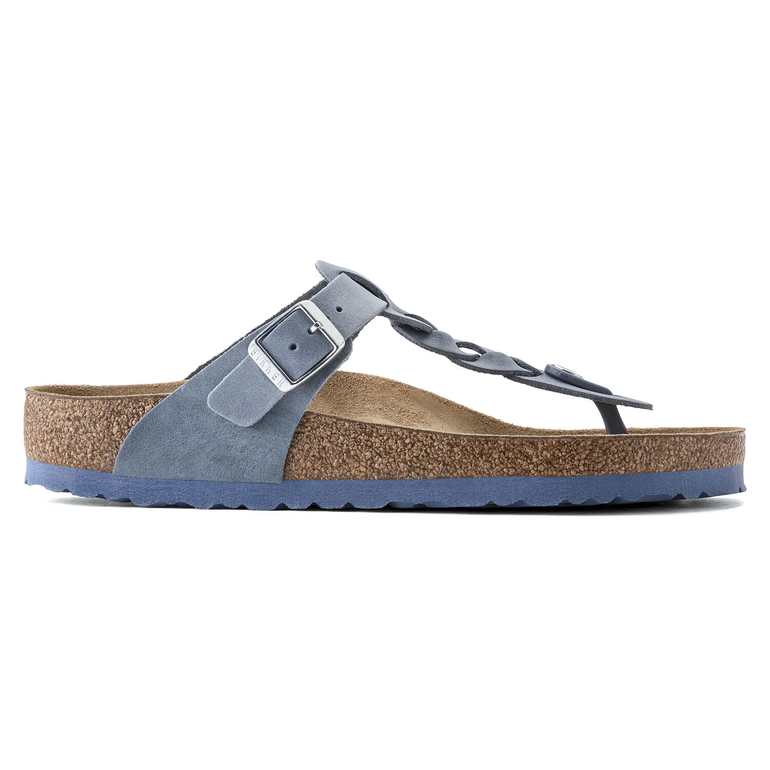 Birkenstock Gizeh Braided Dusty Blue Oiled