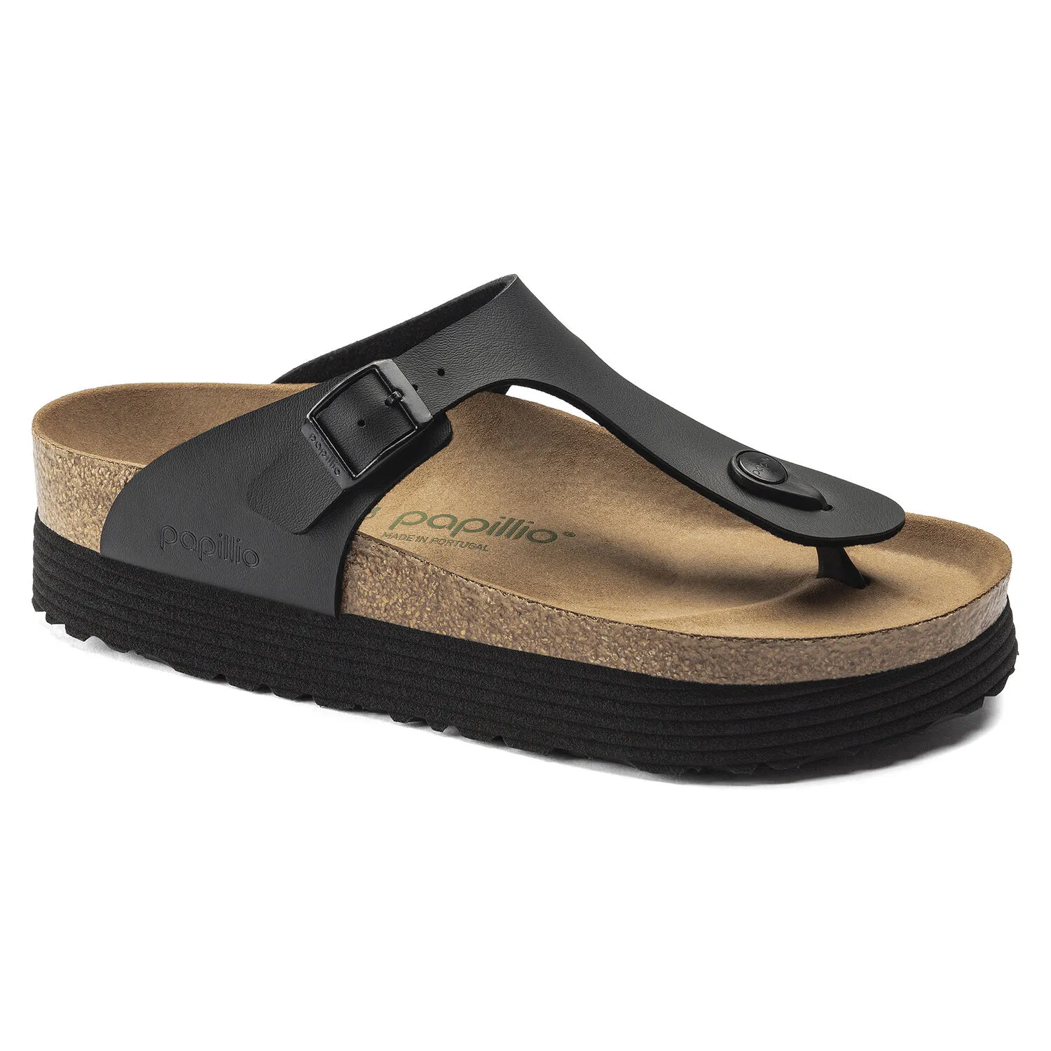 Birkenstock Gizeh Birko-Flor Thong Sandal - Black 43691-260 Birkenstock Gizeh Women main image 4