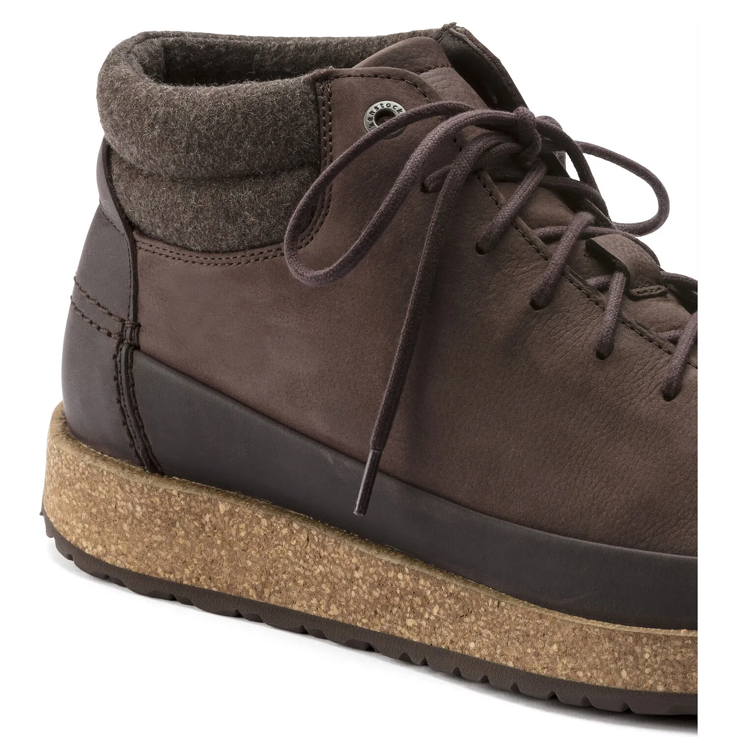 Birkenstock Men\'s‎ Honnef High Leather Ankle Boot Sz 44 / US 11 M-HONNEF HIGH - ROAST - OIL LEATHER – Plaza Shoe Store main image 3