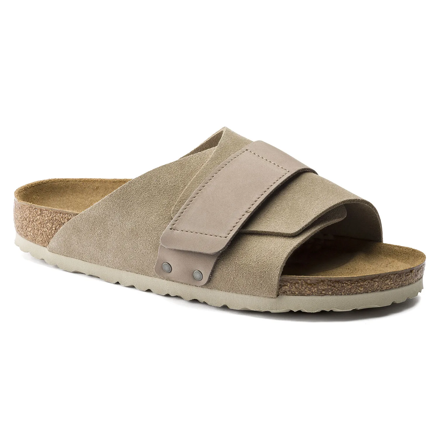 BIRKENSTOCK Kyoto 27cm トープ Birkenstock Kyoto Taupe Suede (Nubuck Strap)