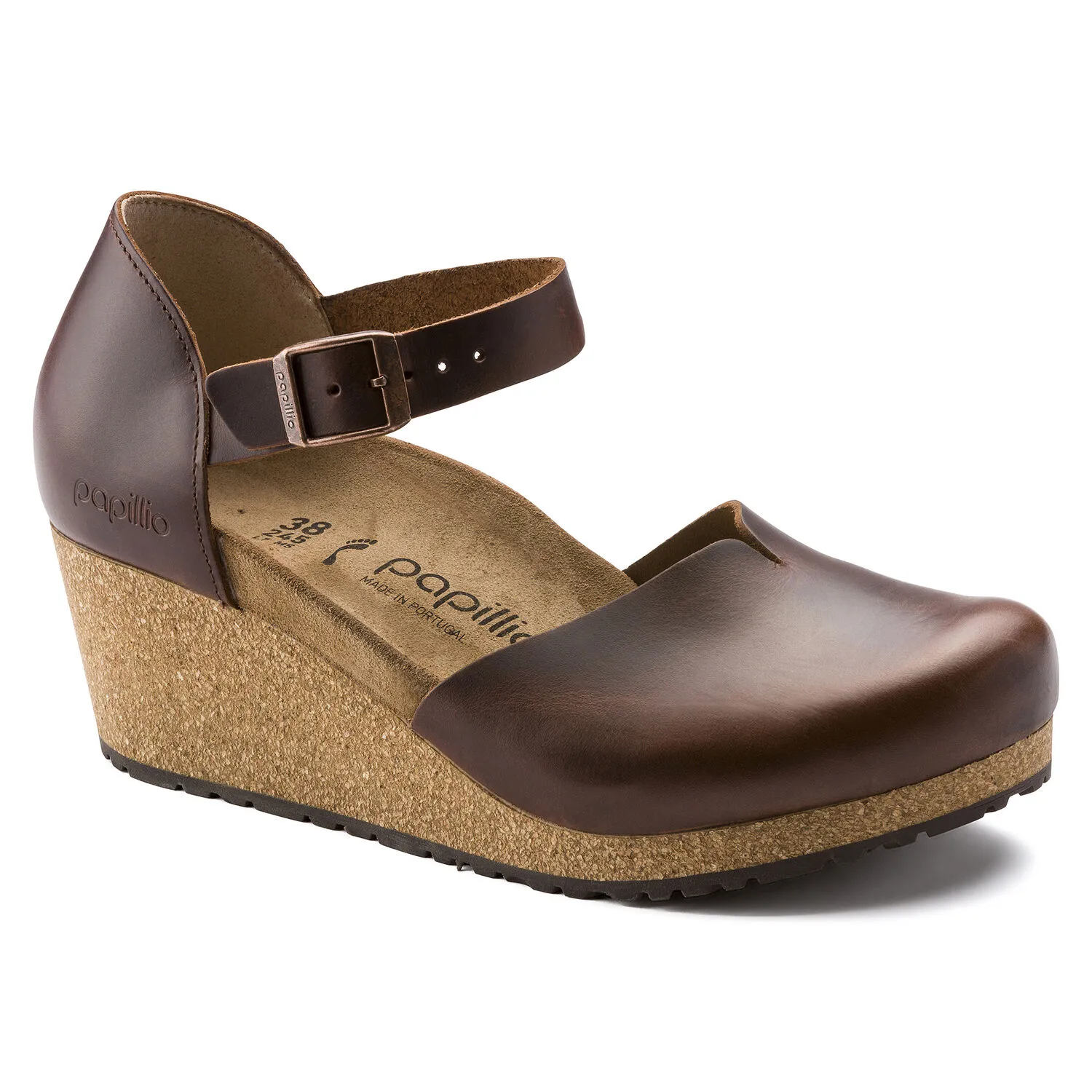 Amazon.com | Birkenstock Mary By Papillio Cognac Leather 1