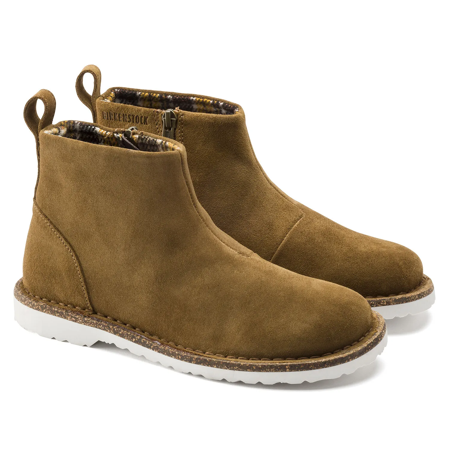 靴 birkenstock short boots Birkenstock Melrose Tea/Plaid Suede