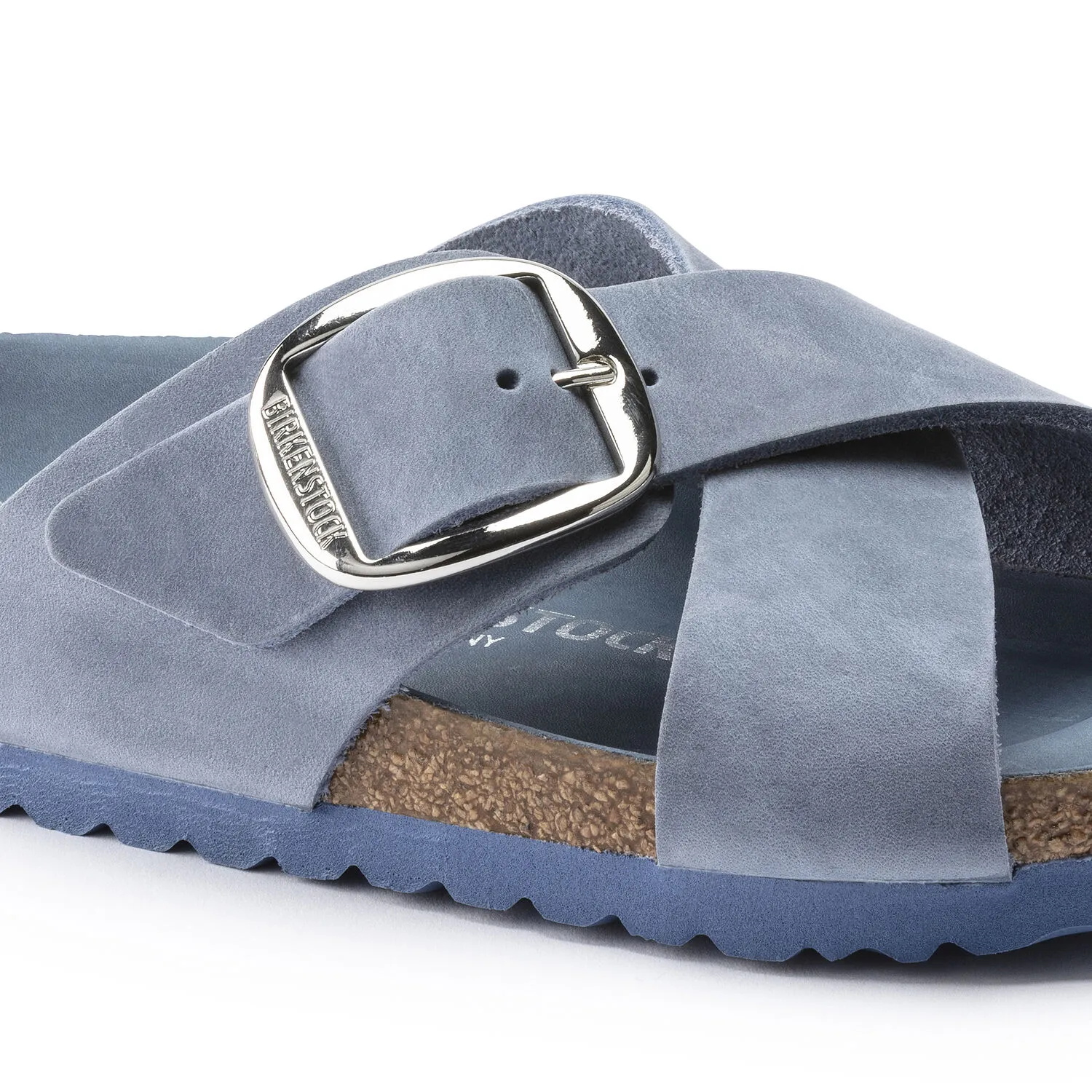 Birkenstock Siena Big Buckle Dusty Blue Oiled