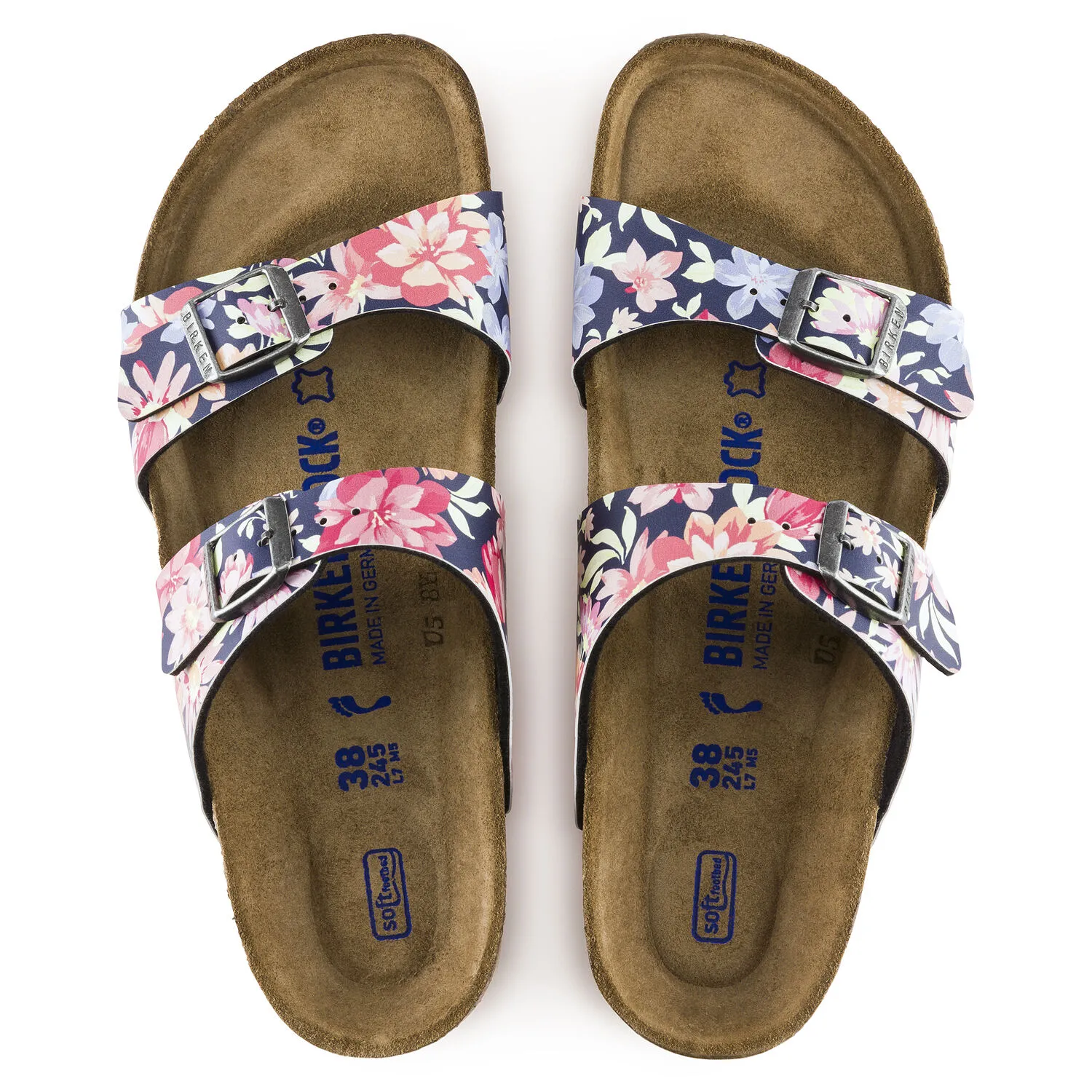 Navy Birkenstock Arizona Floral Birkenstock Madrid Supernatural
