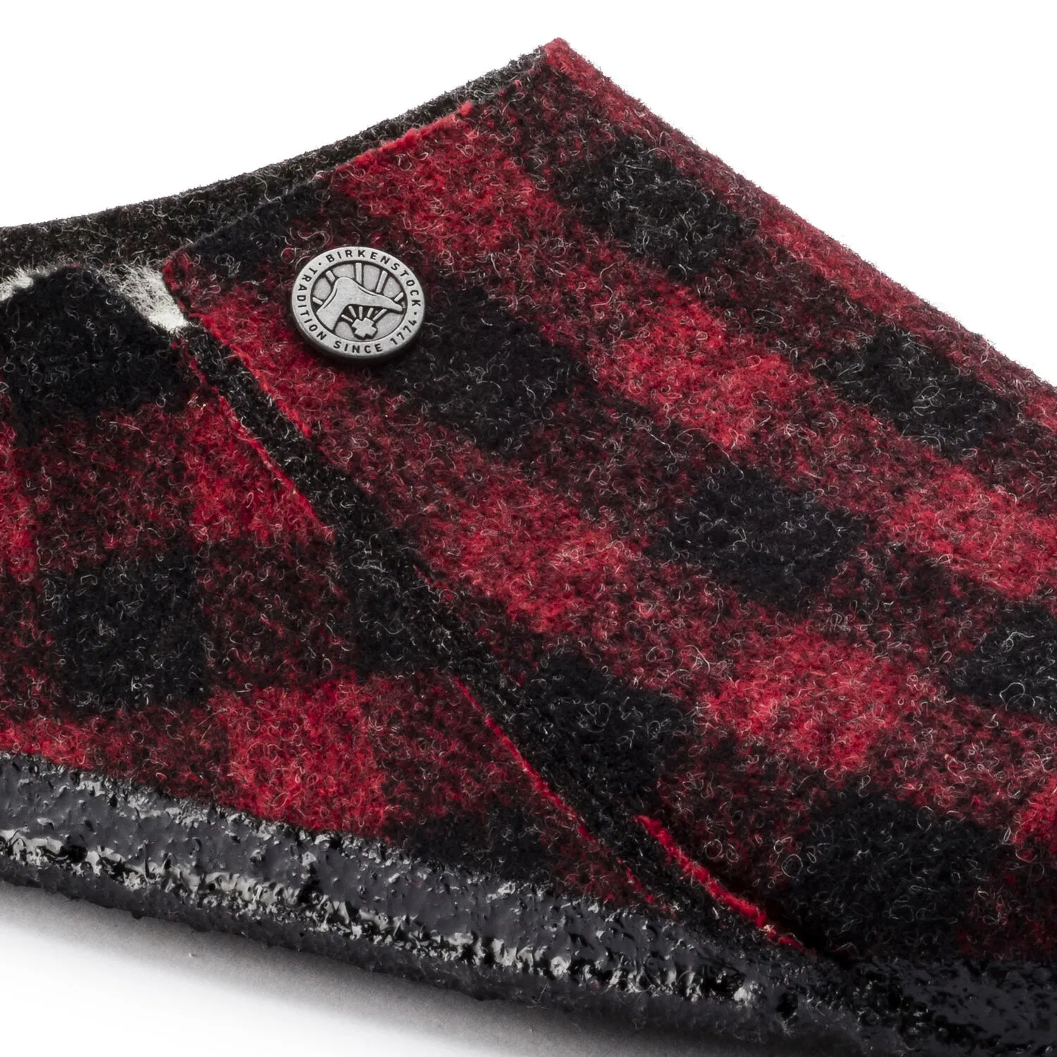 Birkenstock Zermatt Shearling (Narrow Width) Plaid Red