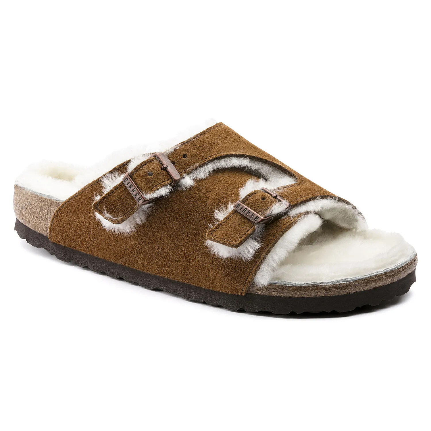 Birkenstock Zurich Shearling Mink Suede