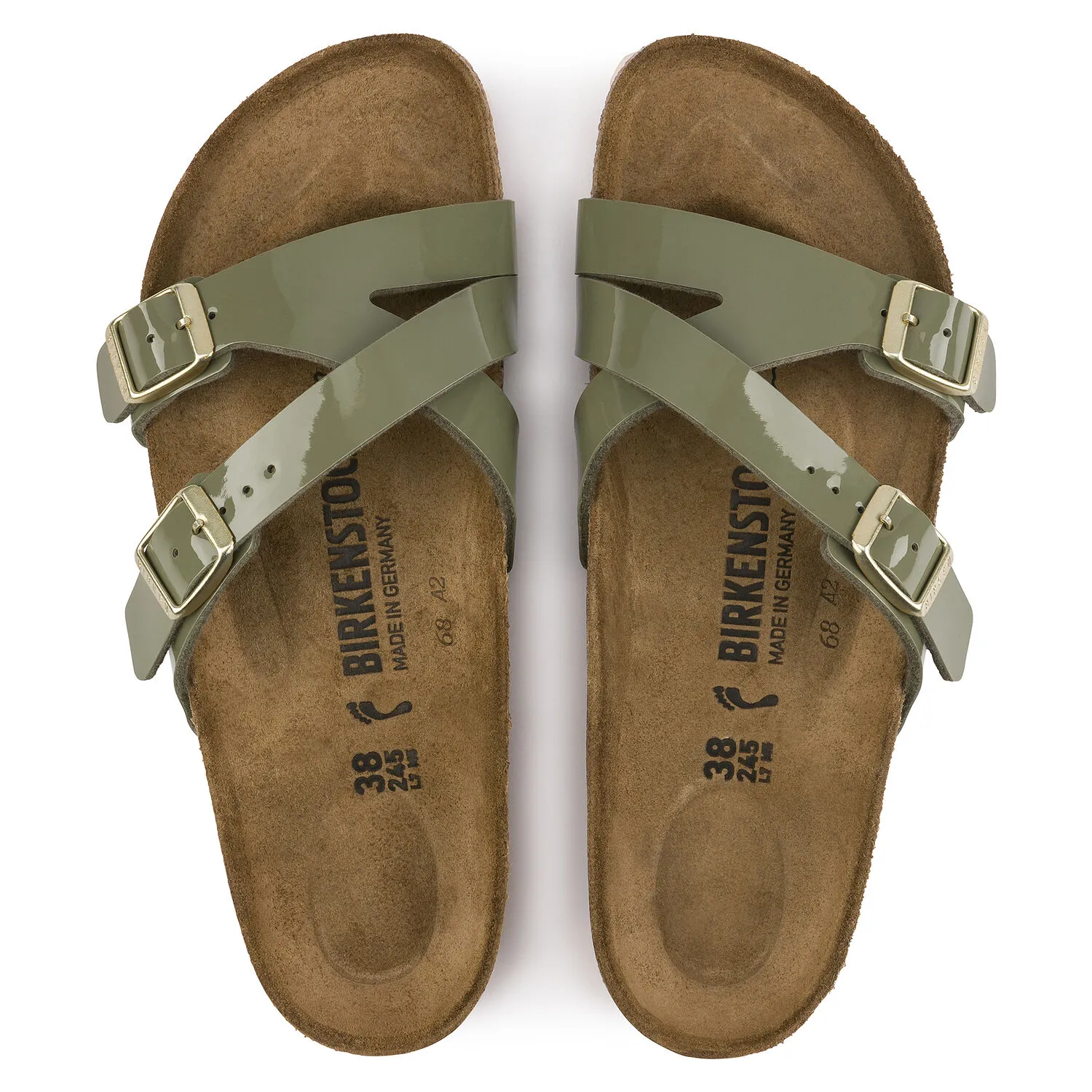 Birkenstock Yao Patent Khaki BirkoFlor