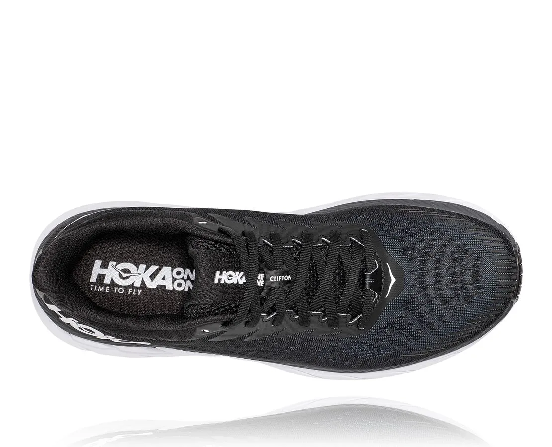 Hoka One One Clifton 7 - Mens Black/White