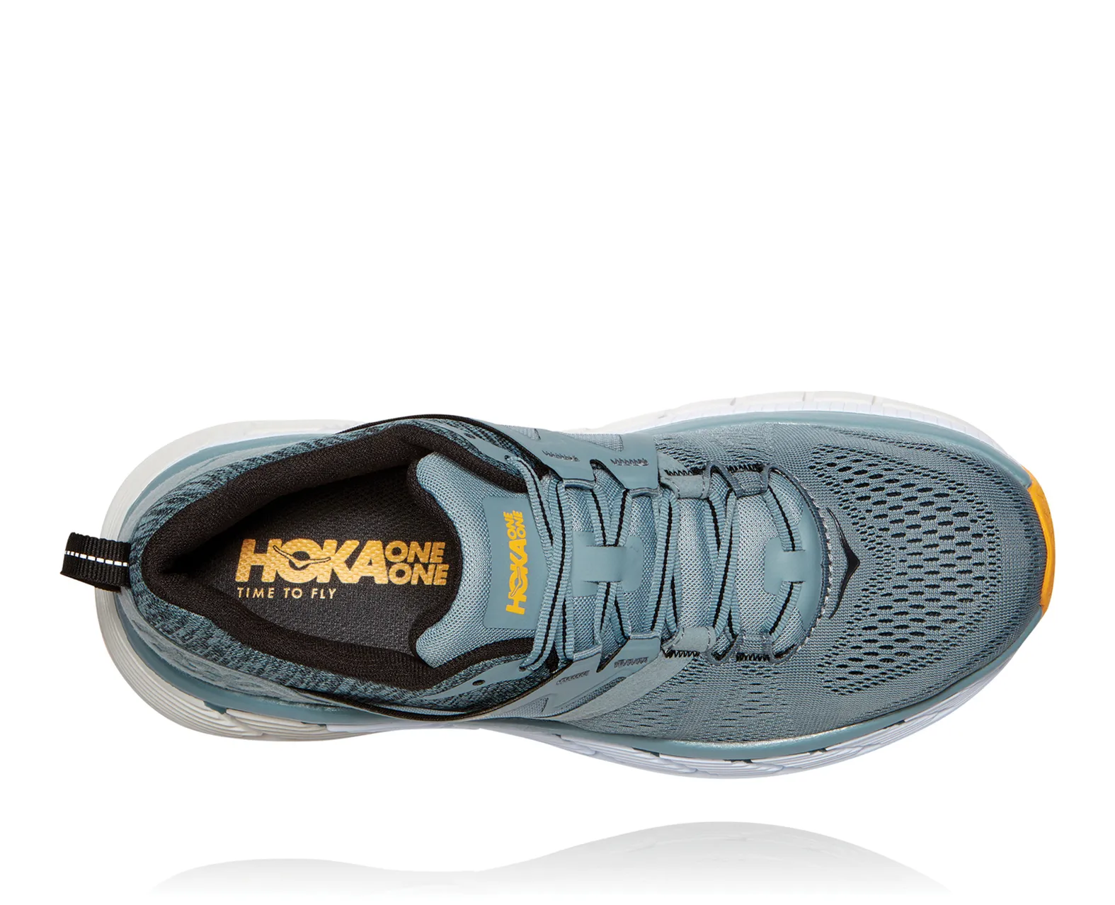 Hoka Gaviota 2 Running Shoes Mens Grey Blue Yellow Sneakers Hoka One One Gaviota 2 Green for sale | eBay main image 4