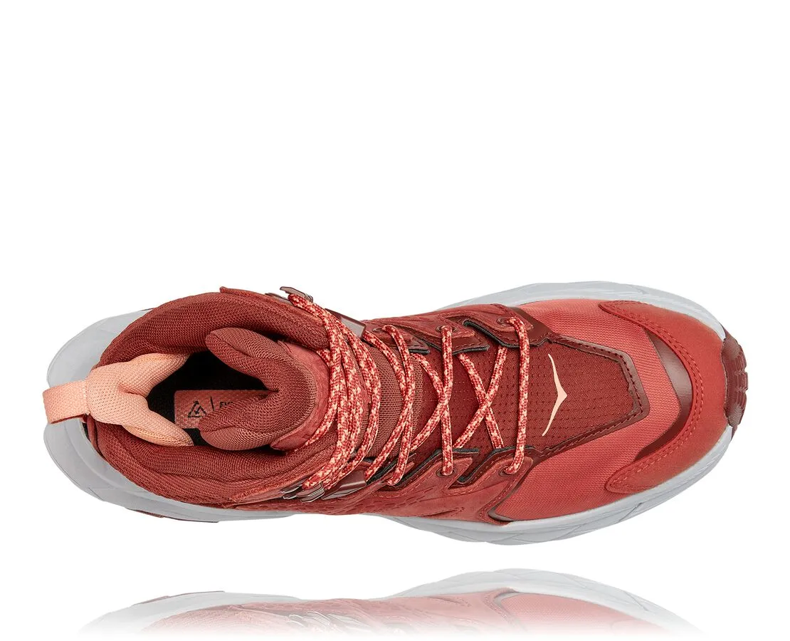 Hoka One One Anacapa Mid GTX - Womens Hot Sauce/Cherry Mahogany