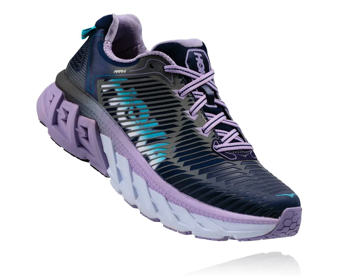 Hoka One One Arahi - Womens Medieval Blue/Lavender