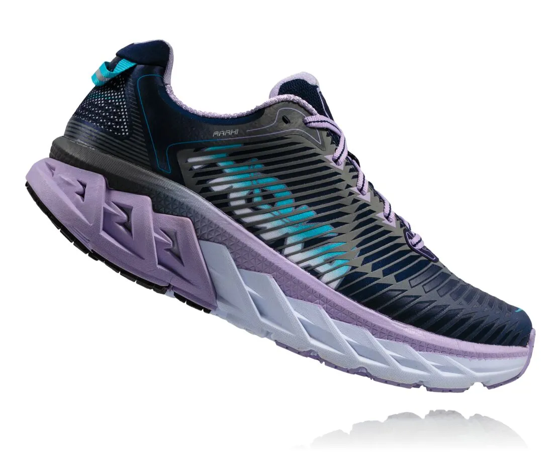 Hoka One One Arahi - Womens Medieval Blue/Lavender