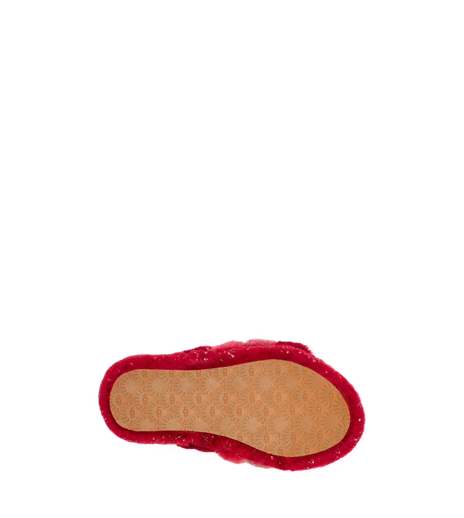 Ugg Fluff Yeah Metallic Sparkle - Kids Red Multi
