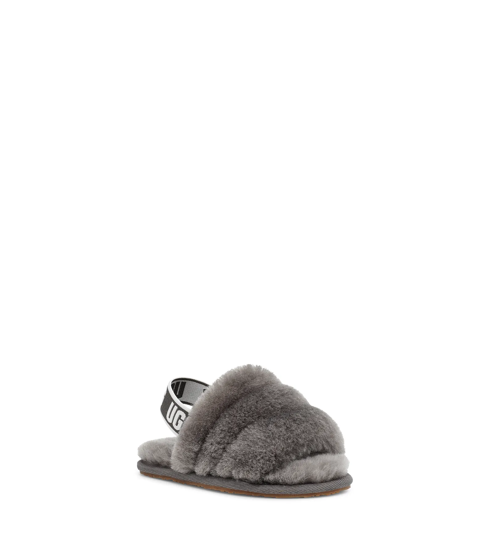 Ugg Fluff Yeah Slide - Toddlers Charcoal