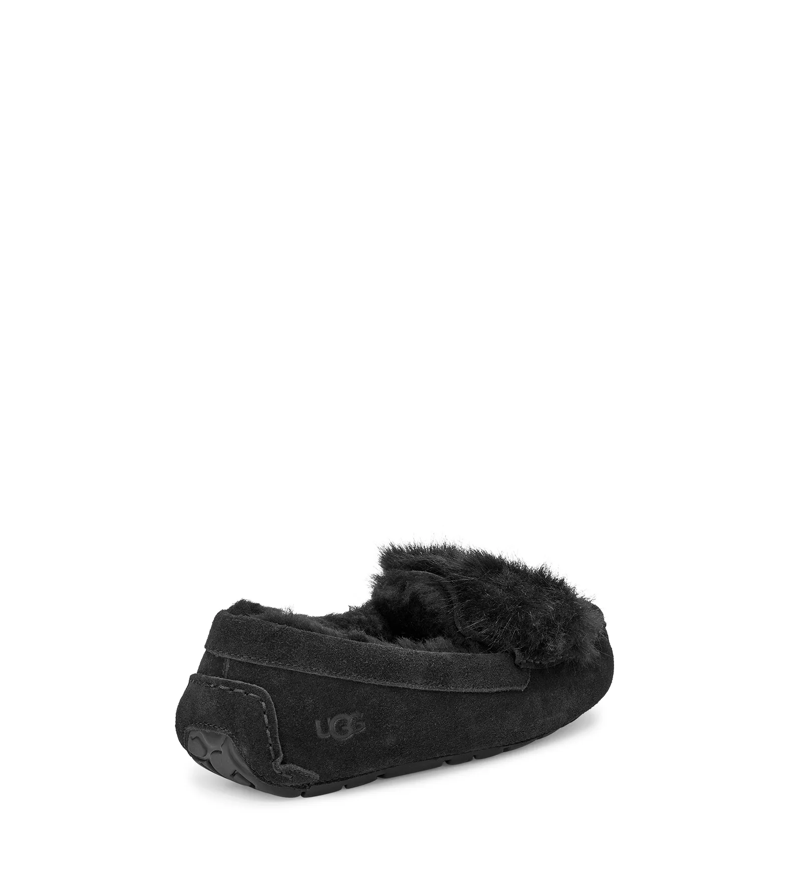 UGG Ansley Puff Bow リボン モカシン 24cm ブラック UGG Ansley Puff Bow リボン モカシン 24cm ブラック - メルカリ