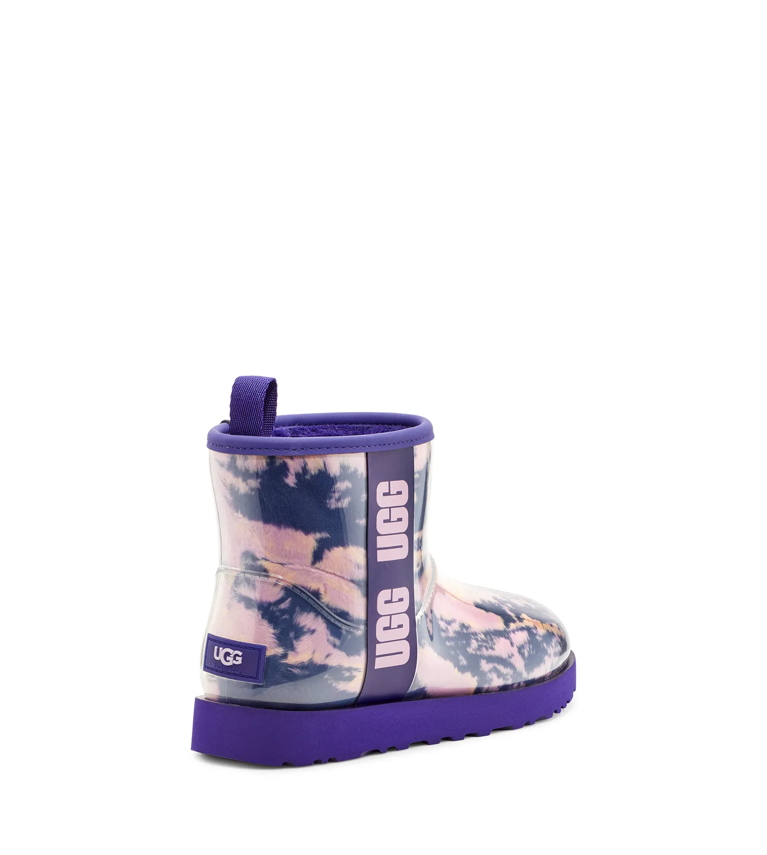 【新品】UGGアグW CLASSIC CLEAR MINI MARBLE Ugg Classic Clear Mini Marble Violet Night