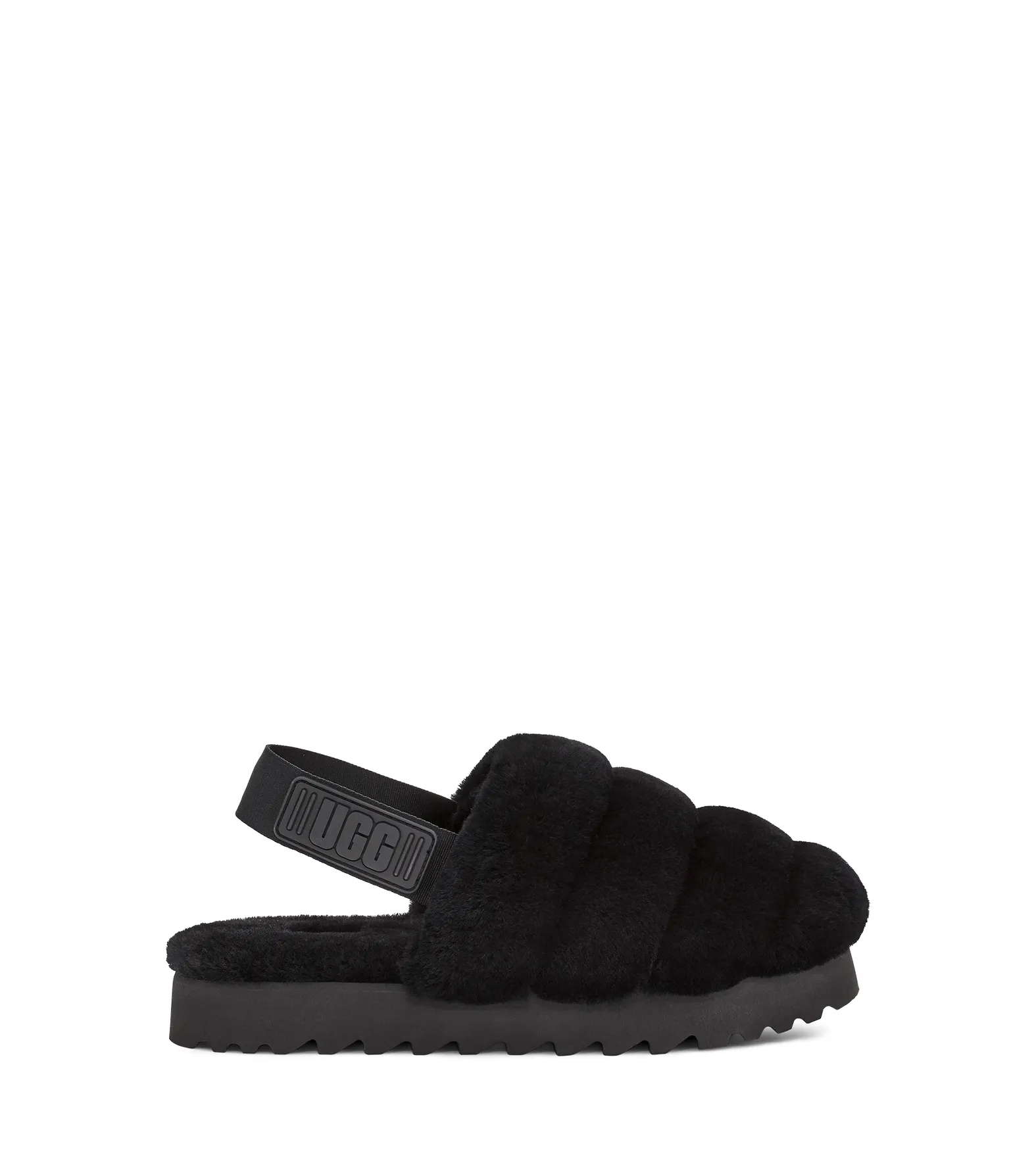 Ugg Super Fluff Slipper Black