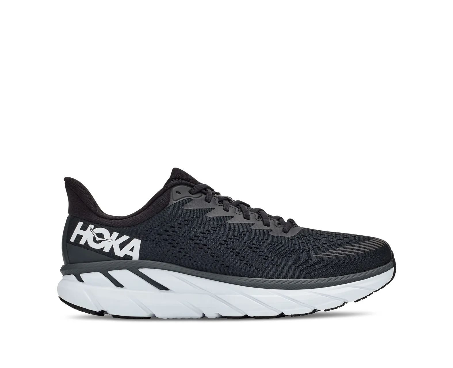 Hoka One One Clifton 7 - Mens Black/White