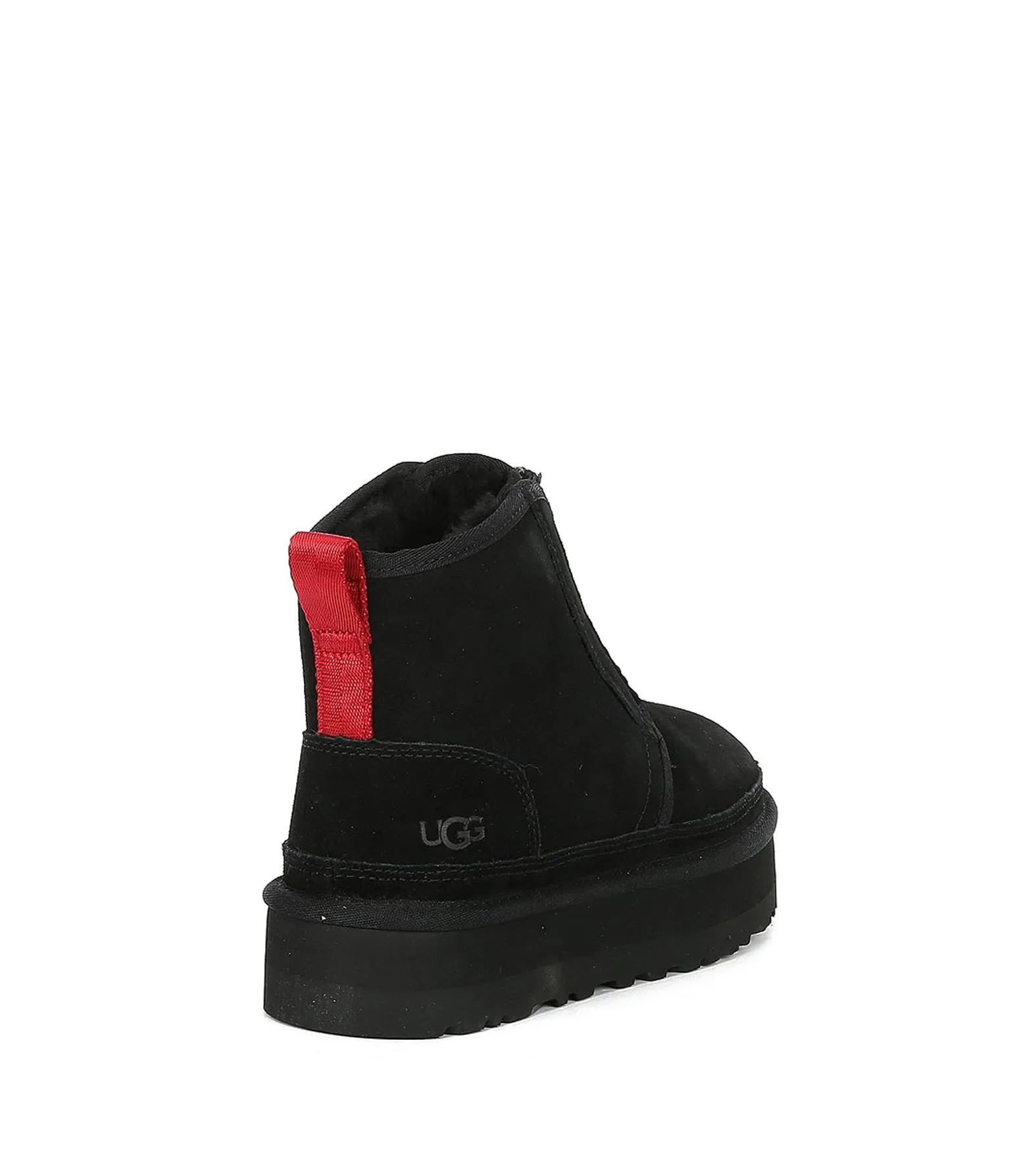 Ugg Neumel Platform Zip Suede Black Ugg Neumel Platform Zip Suede Black