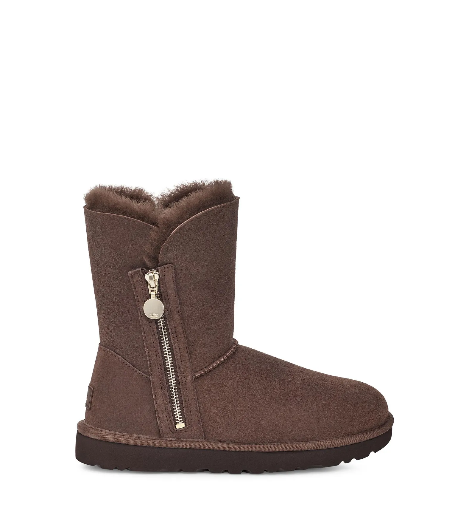 Ugg Bailey Zip Short Burnt Cedar