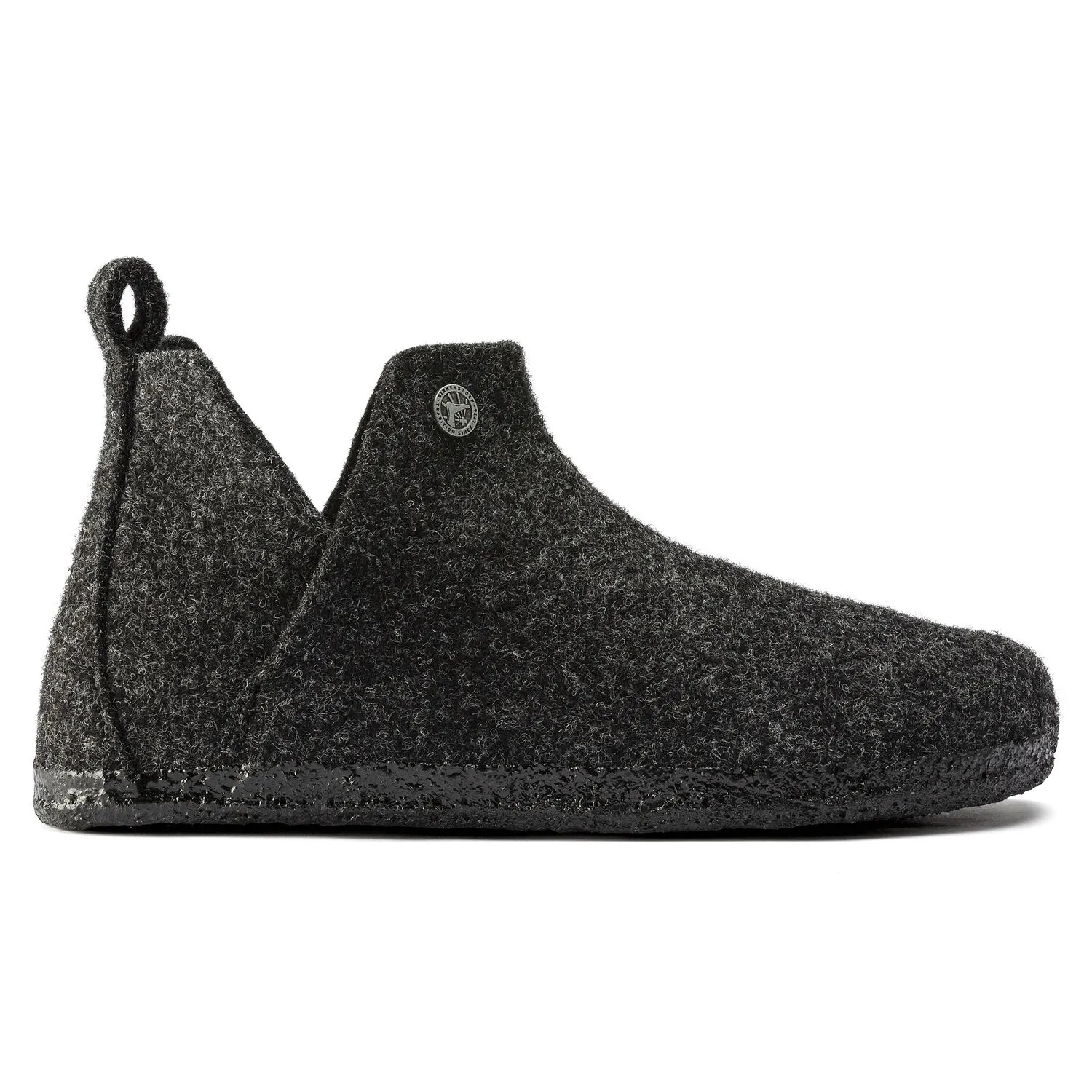 Birkenstock Andermatt Wool Felt Slipper Booties Gray L9 M7 EU 40 Shearling Lined Birkenstock ANDERMATT ANTHRACITE main image 4