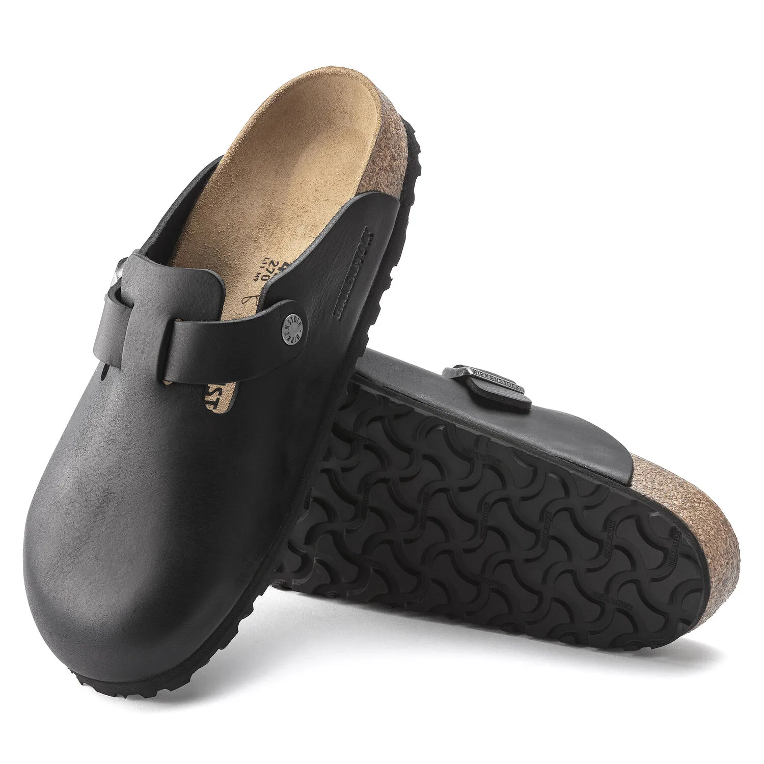 Birkenstock Boston Grip Vintage Wood Black